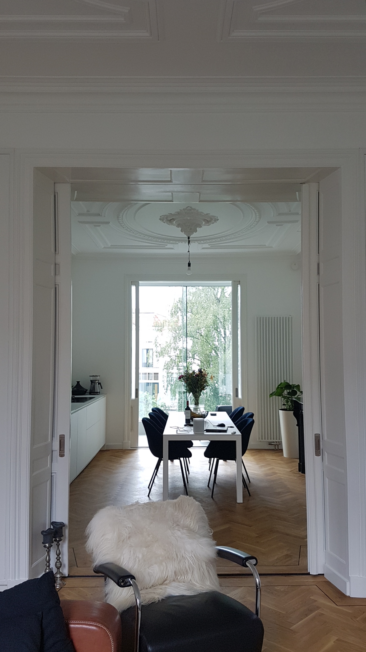 verbouw appartement Prins Hendrikstraat Arnhem - woonkamer klassiek modern