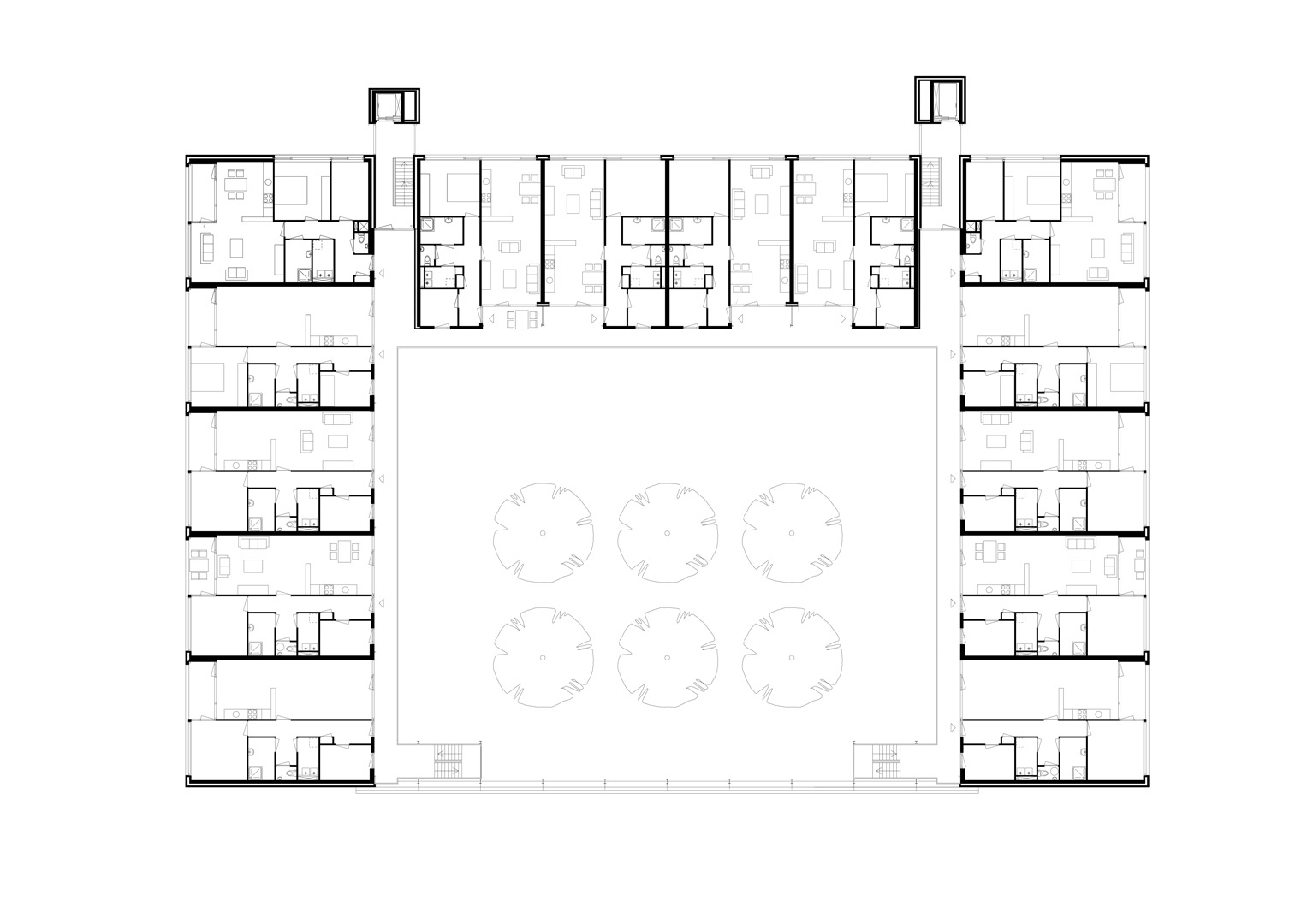 Stadseiland winkelcentrum verdiepingen